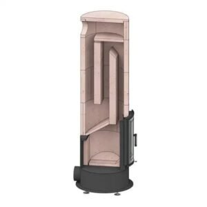 Kit de poêle de masse Brula Rondo Maxi 2,6 kW