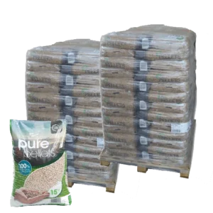 Granulés de Bois Premium Pure Pellet – 2 palettes – 130 sacs 1950kg