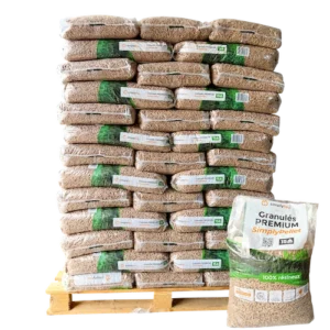 Granulés de bois Premium SimplyPELLET – 65 sacs 975kg