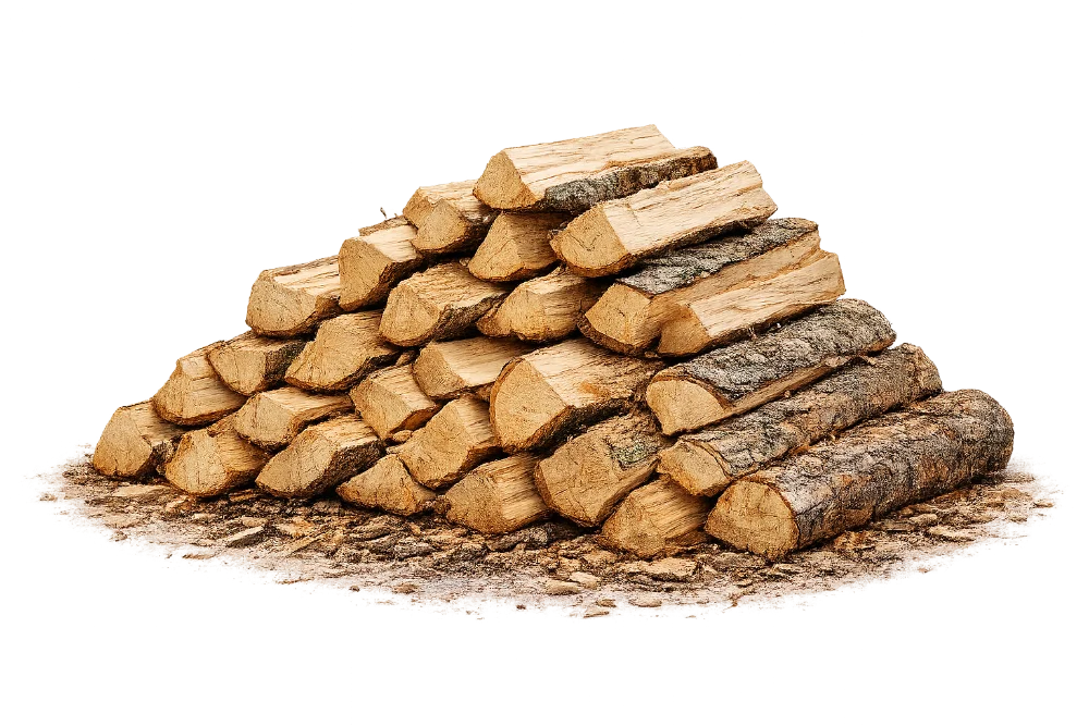 Bois de chauffage dur premium sur palette – longueur des bûches au choix – Image 2