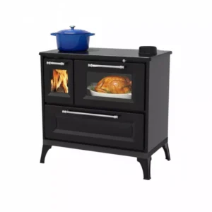 Cuisinière à bois sur pied Andésite – 8 kW